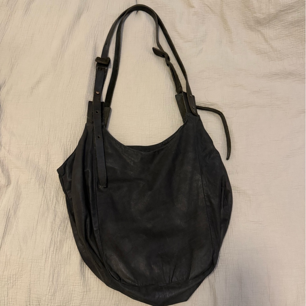 Elegant Black Crossbody Bag by the amazing isaac sellam